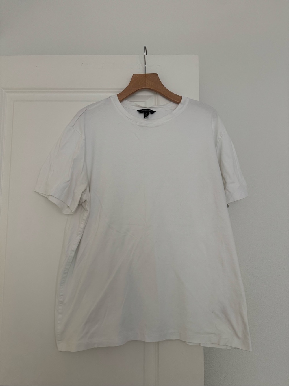 Banana Republic men cotton classic White crewneck T-Shirt top size XL